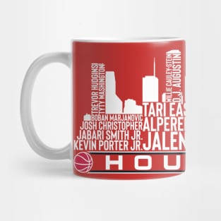 Houston Basketball Team 23 Player Roster, Houston City Skyline Mug